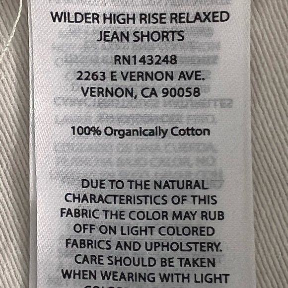 Reformation Wilder High Rise Relaxed Jean Shorts - Picture 5 of 9